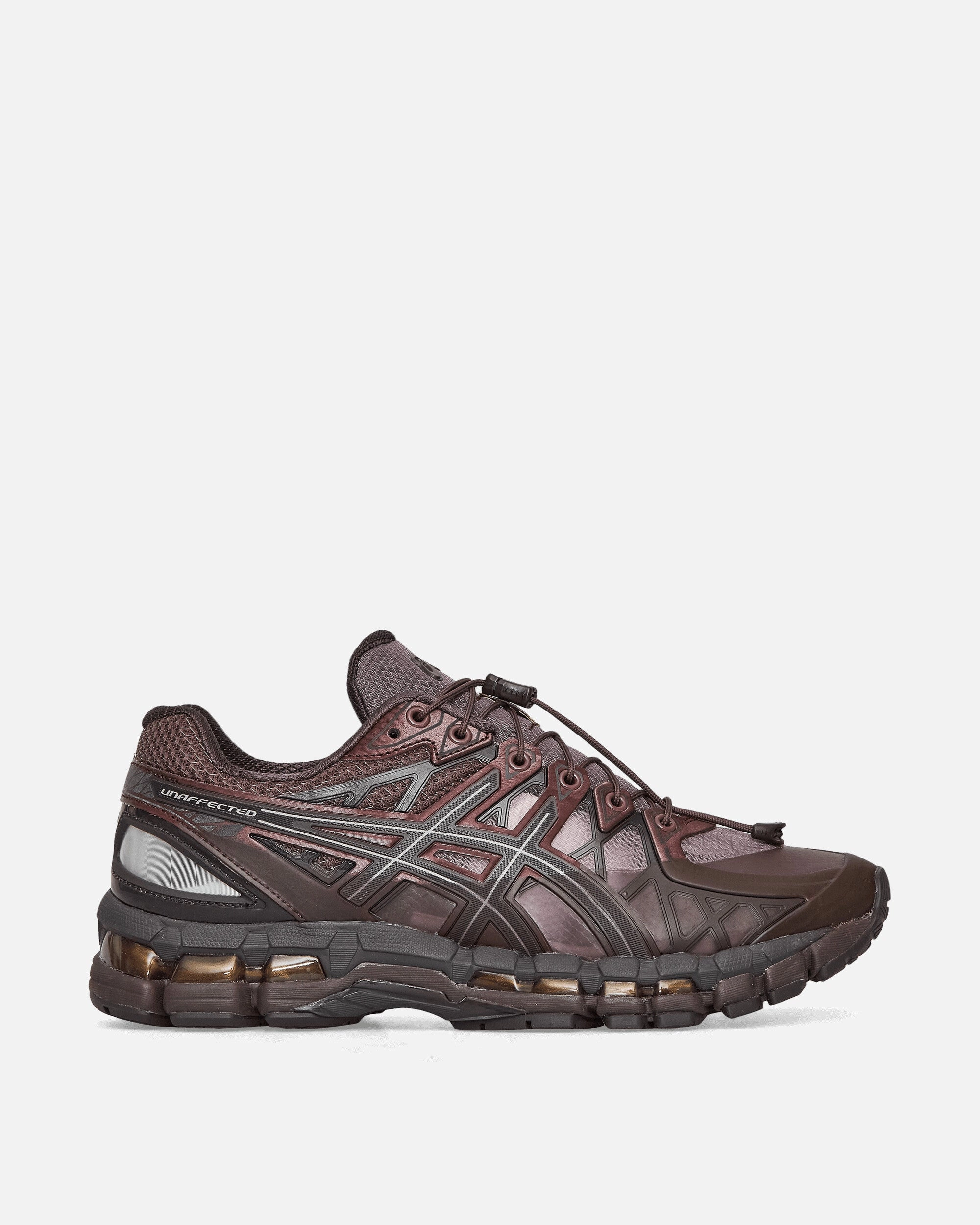 UNAFFECTED GEL-Kayano 20 Sneakers Dark Cherry / Black Asics men's running shoes with gel cushioning