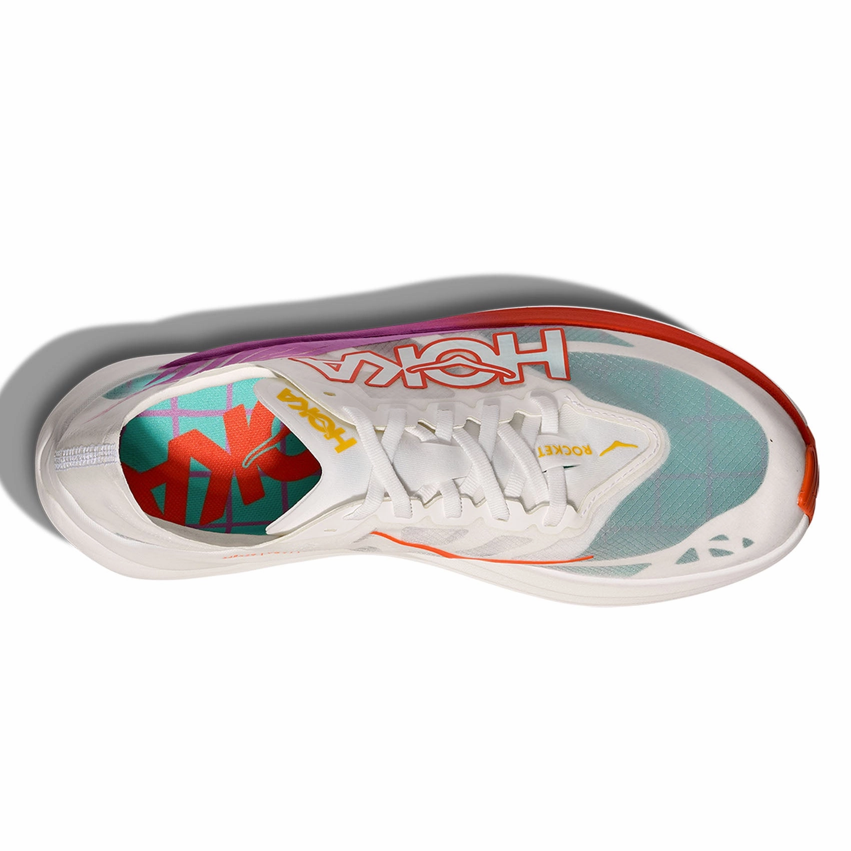 Unisex HOKA Rocket X2 Hoka athletic footwear shots