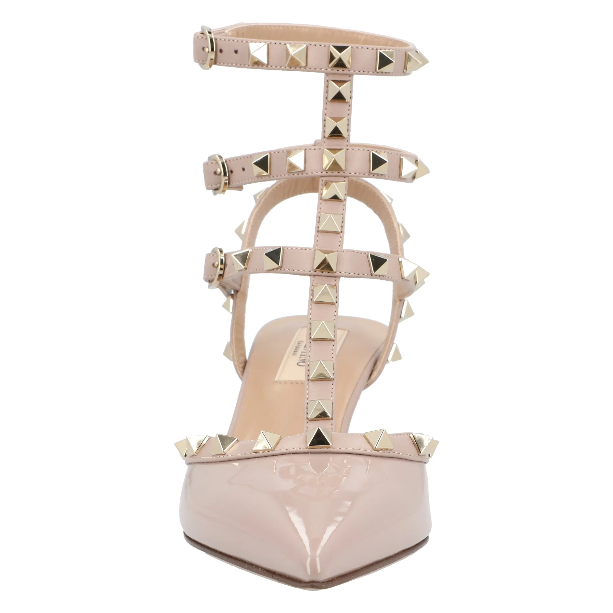 Valentino Rockstud-Pumps Nude