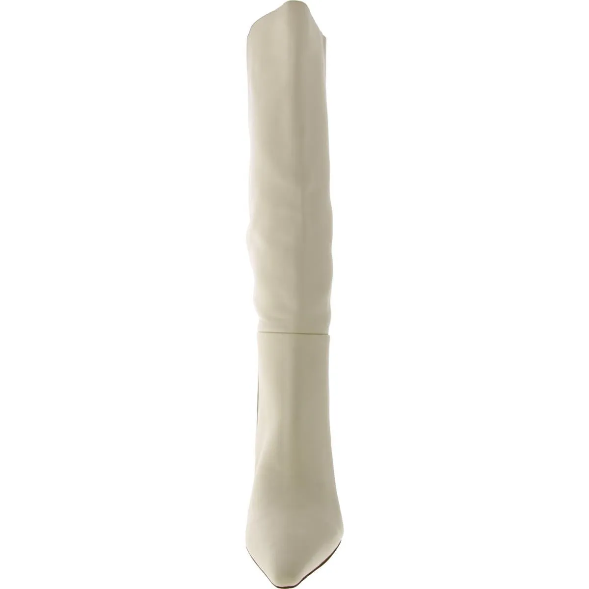 Vance Womens Leather Heels Knee-High Boots