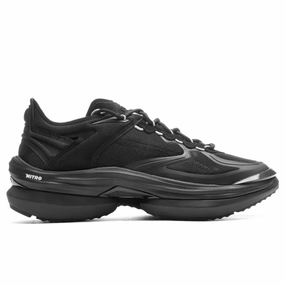 Variant Nitro Sci-Tech - Black/Platinum Gray Puma shoes with suede and modern shape