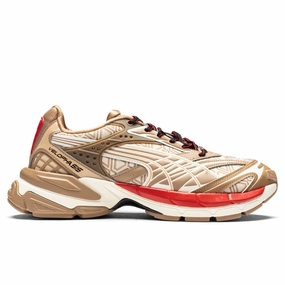 Velophasis Luxe Sport - Frosted Ivory/Tiger's Eye Puma shoes with suede and modern shape
