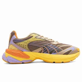 Velophasis Multi - Chocolate Chip/Flaxen Puma shoes with suede and modern shape