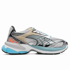 Velophasis Phased - White/Porcelain Puma shoes with suede and modern shape
