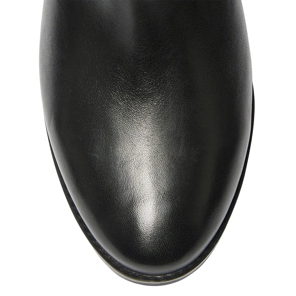 Venus Boot in Black Leather