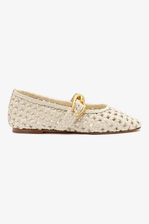 Verona New Macrame In Ivory Leather