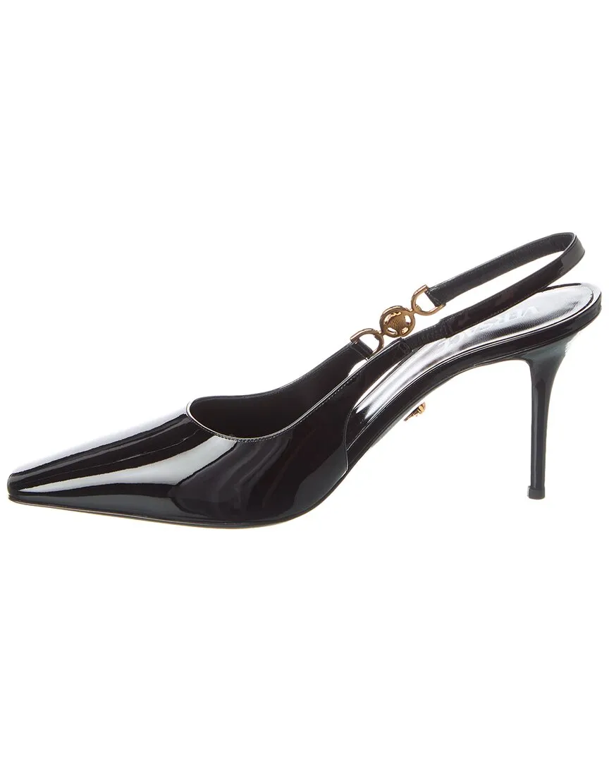 Versace Patent Slingback Pump