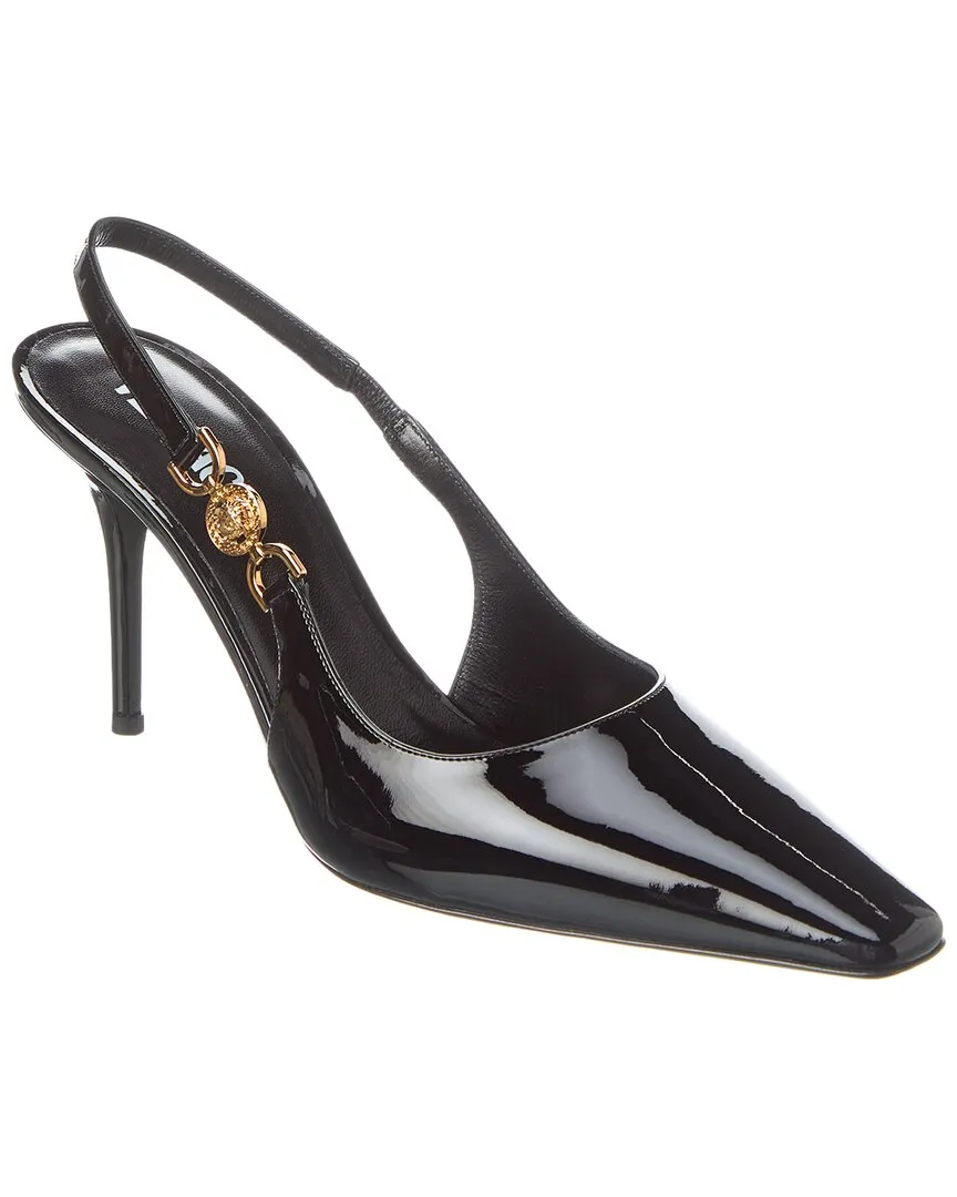 Versace Patent Slingback Pump