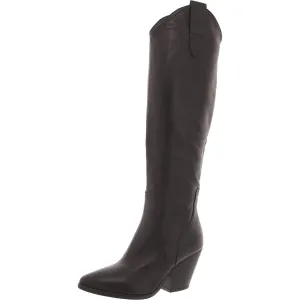 Vittoria Womens Leather Tall Knee-High Boots