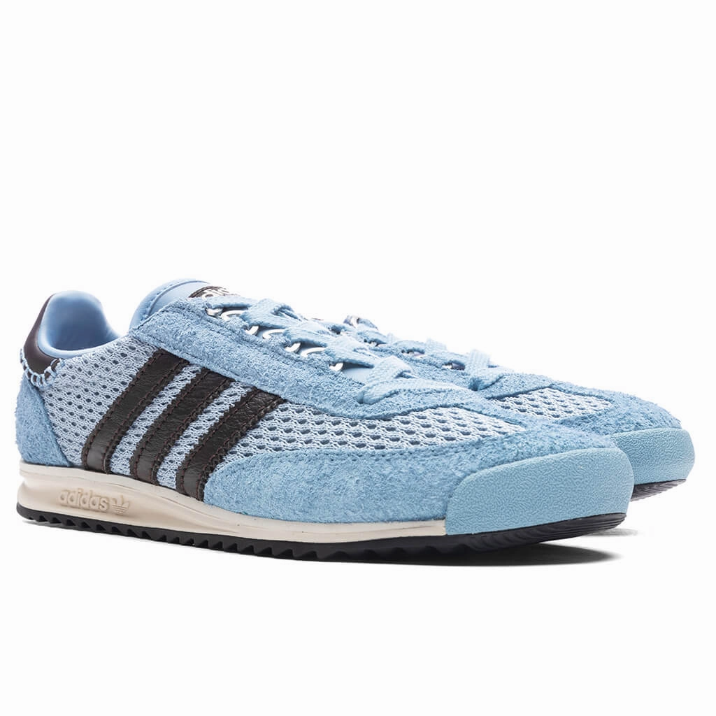 Wales Bonner x Adidas SL76 - Ash Blue/Core Black Adidas Classic Street Sneakers