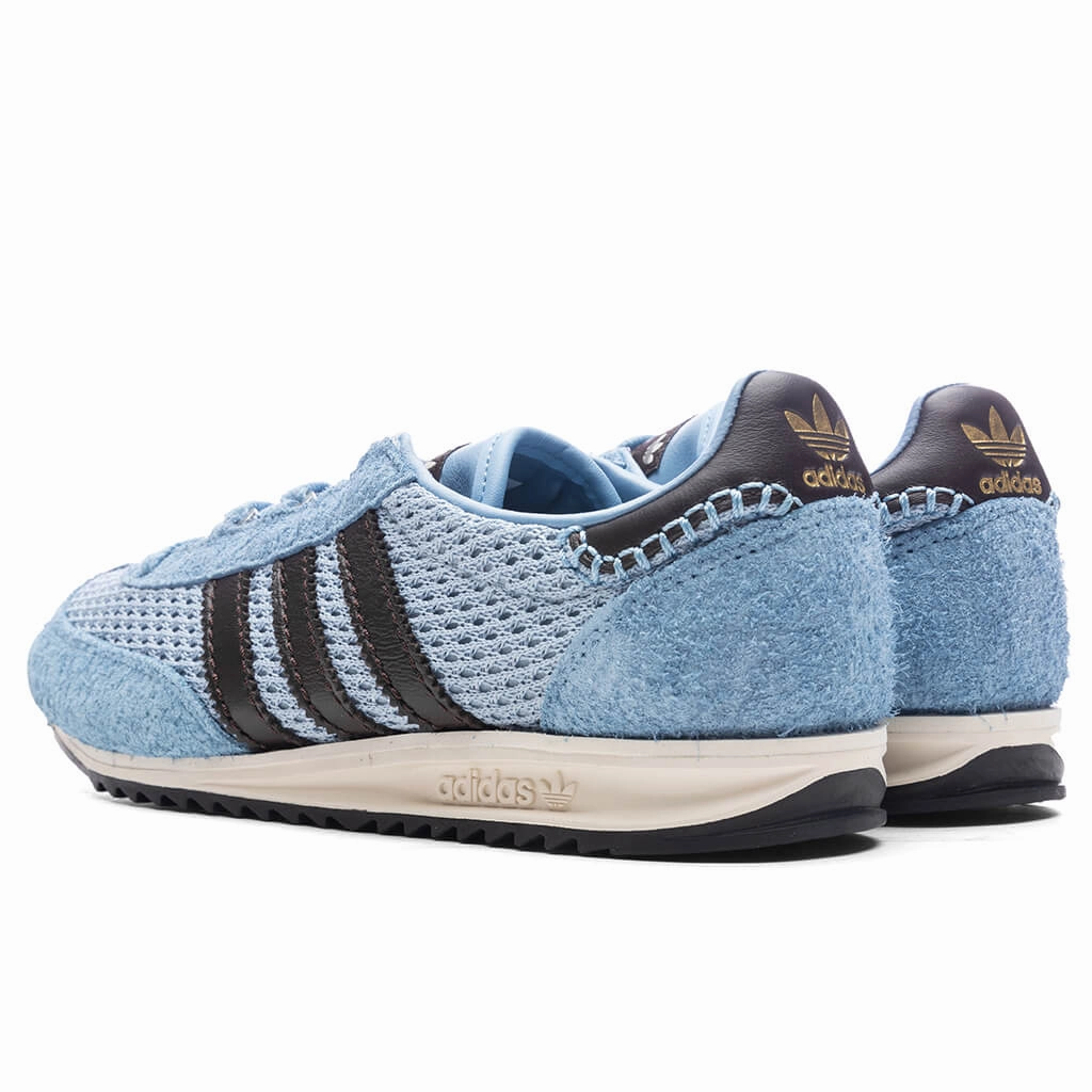 Wales Bonner x Adidas SL76 - Ash Blue/Core Black Adidas Classic Street Sneakers
