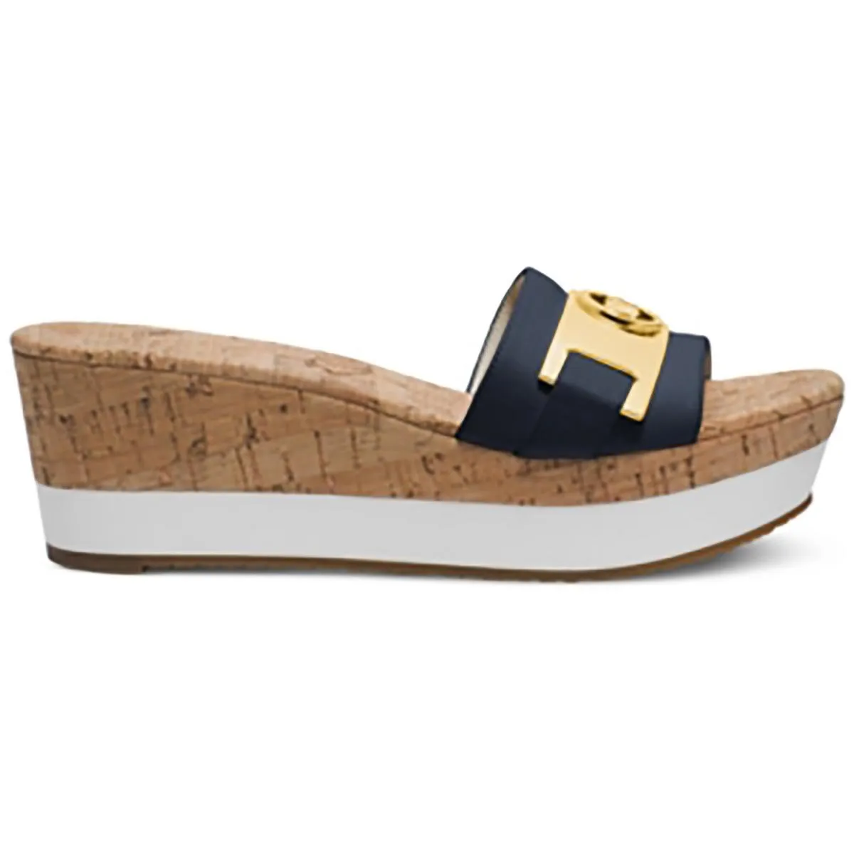 Warren Womens Logo Manmade Platform Heels