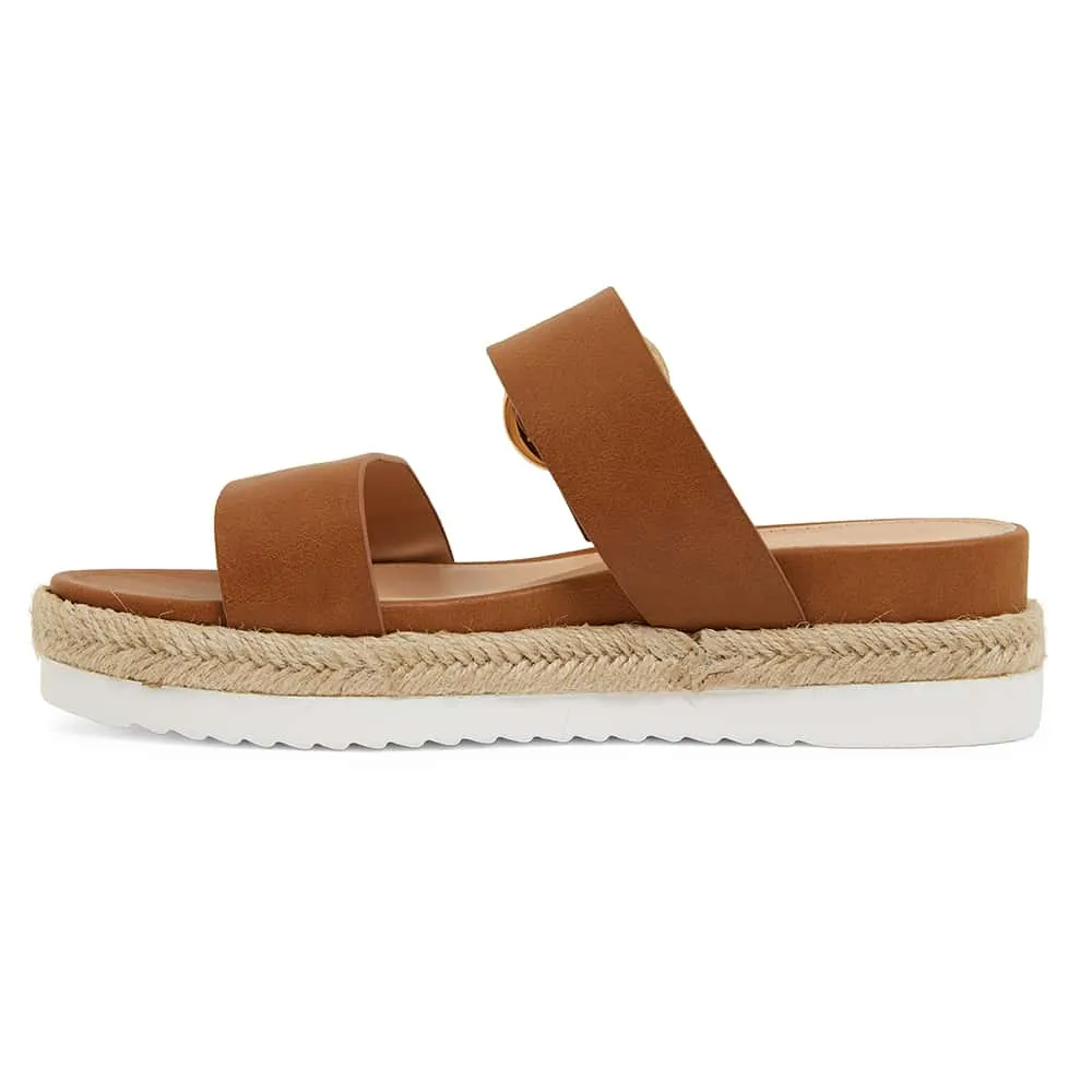 Warsaw Espadrille in Tan Smooth