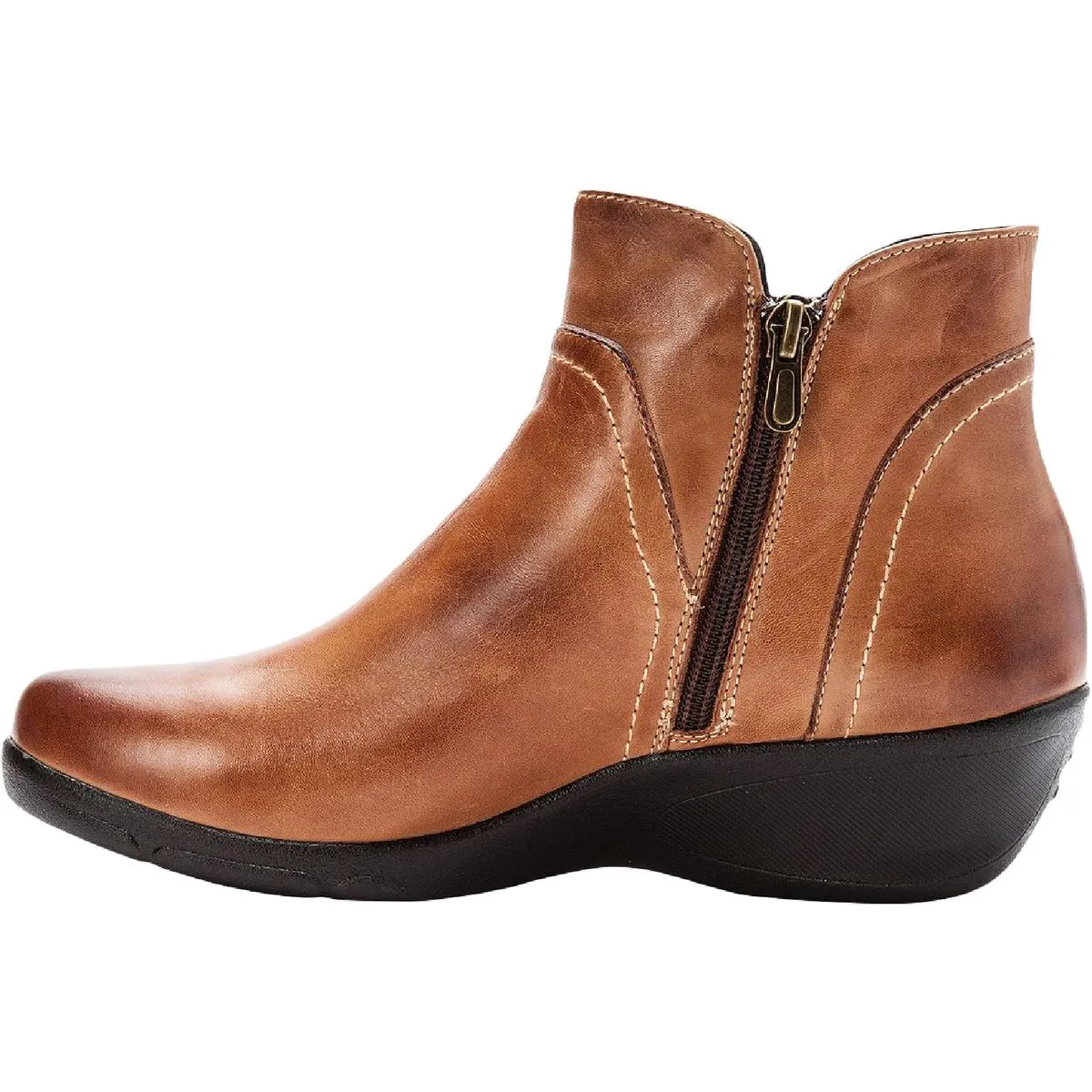 Waverly Womens Double Zipper Booties
