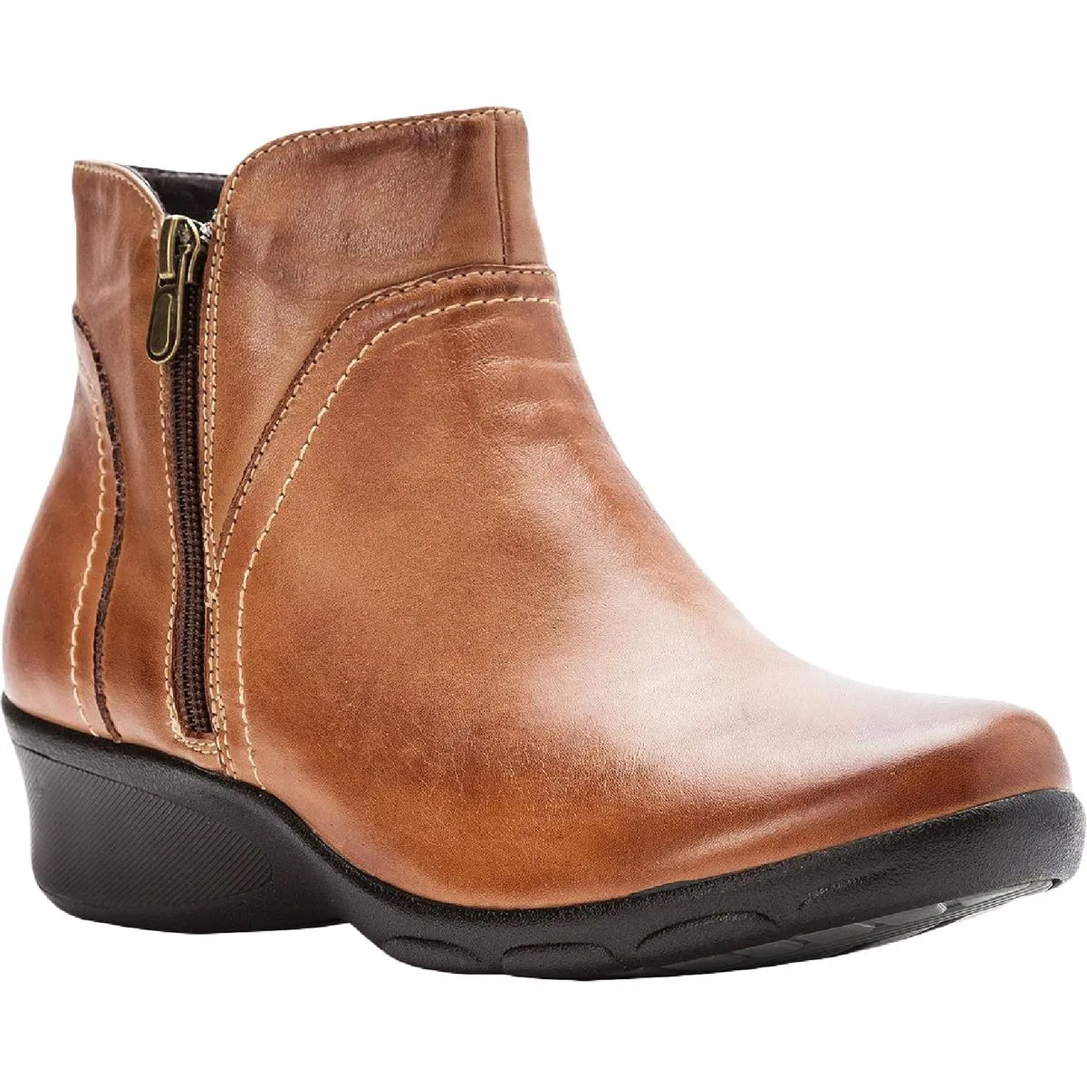 Waverly Womens Double Zipper Booties