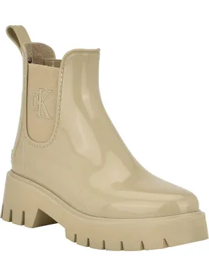 Wende Womens Slip-On Lugged Booties
