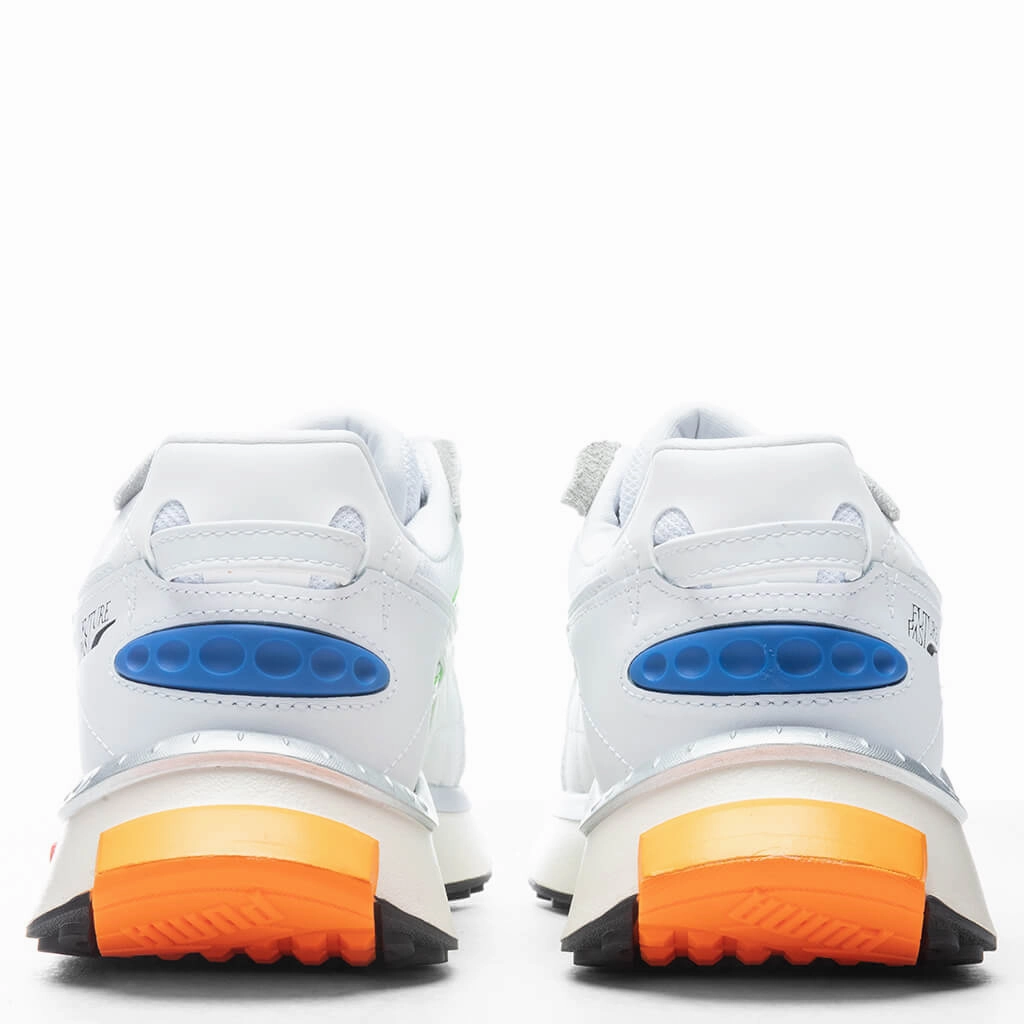 Wild Rider Tecno - White Puma Suede Street Sneakers