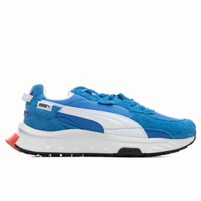 Wild Rider Vintage - Future Blue Puma shoes with suede and modern shape