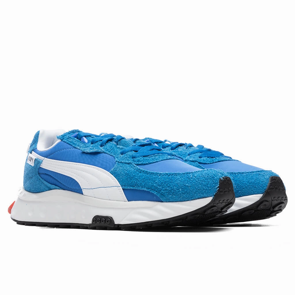 Wild Rider Vintage - Future Blue Puma Suede Street Sneakers