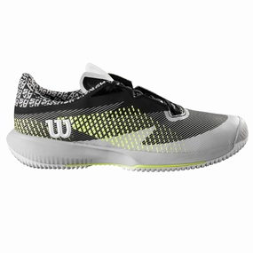 Wilson Kaos Swift 1.5 Mens Tennis Shoes - Pearl Blue / Black / Safety Yellow Wilson tennis shoes