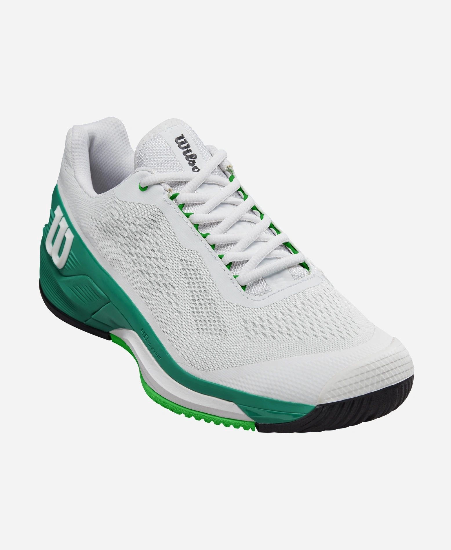 Wilson Men's Rush Pro 4.0 (White/Green) Wilson men's shoes