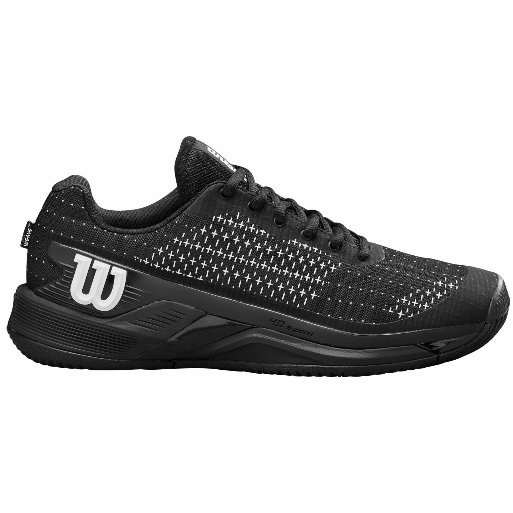 Wilson Rush Pro Extra Duty Mens Tennis Shoes - Black Wilson tennis shoes