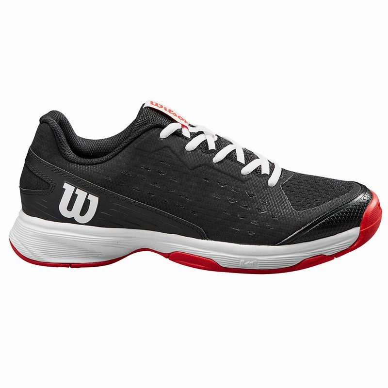 Wilson Rush Pro L Junior Tennis Shoe Black Red
