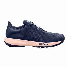 Wilson Womens Kaos Swift Tennis Shoes -  Peacoat/Scallop Shell/Baby Blue Wilson tennis shoes