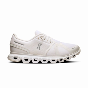 Wmns Cloud 6 'White' On versatile sneakers with engineered mesh