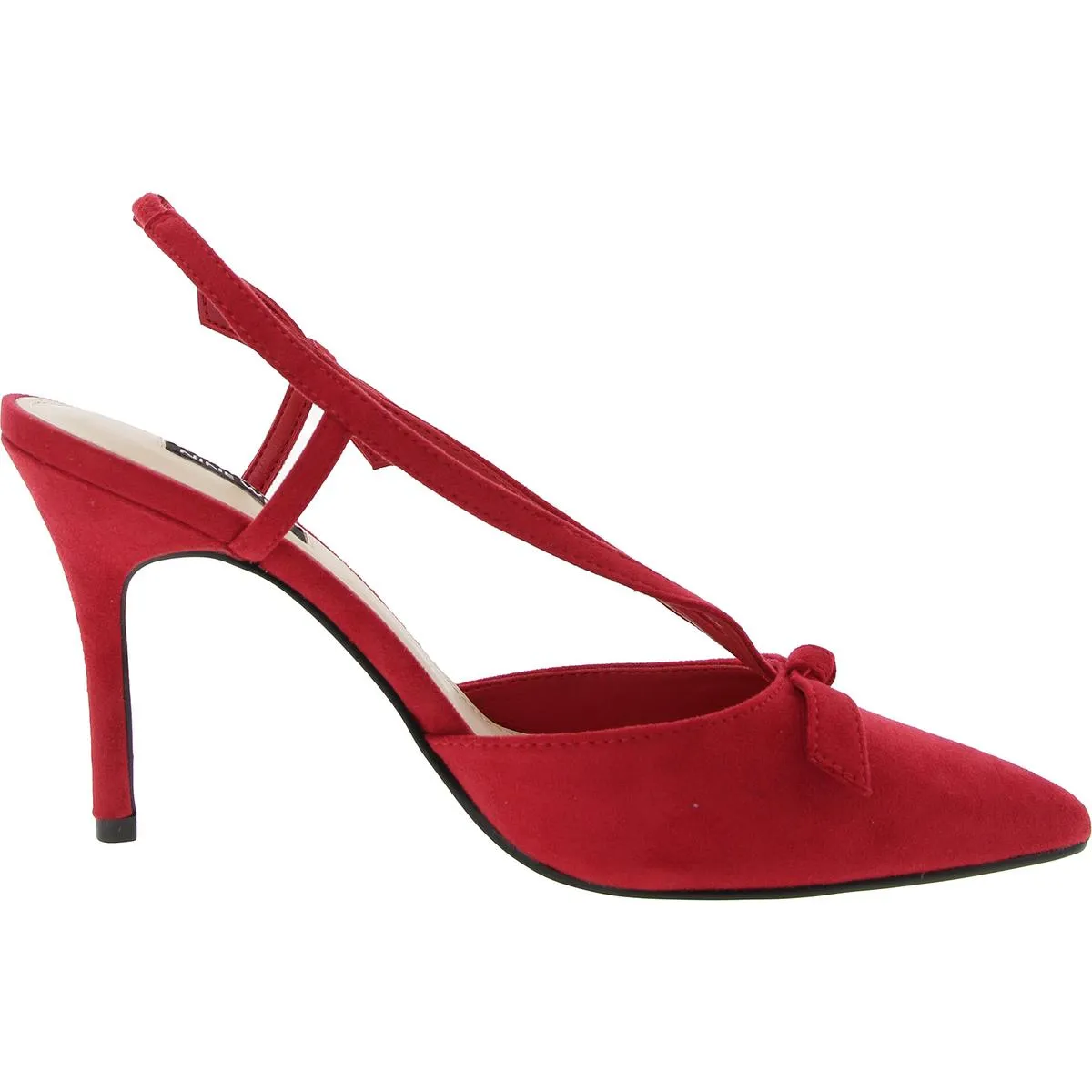 WnRuze2 Womens Bow Faux Suede Ankle Strap