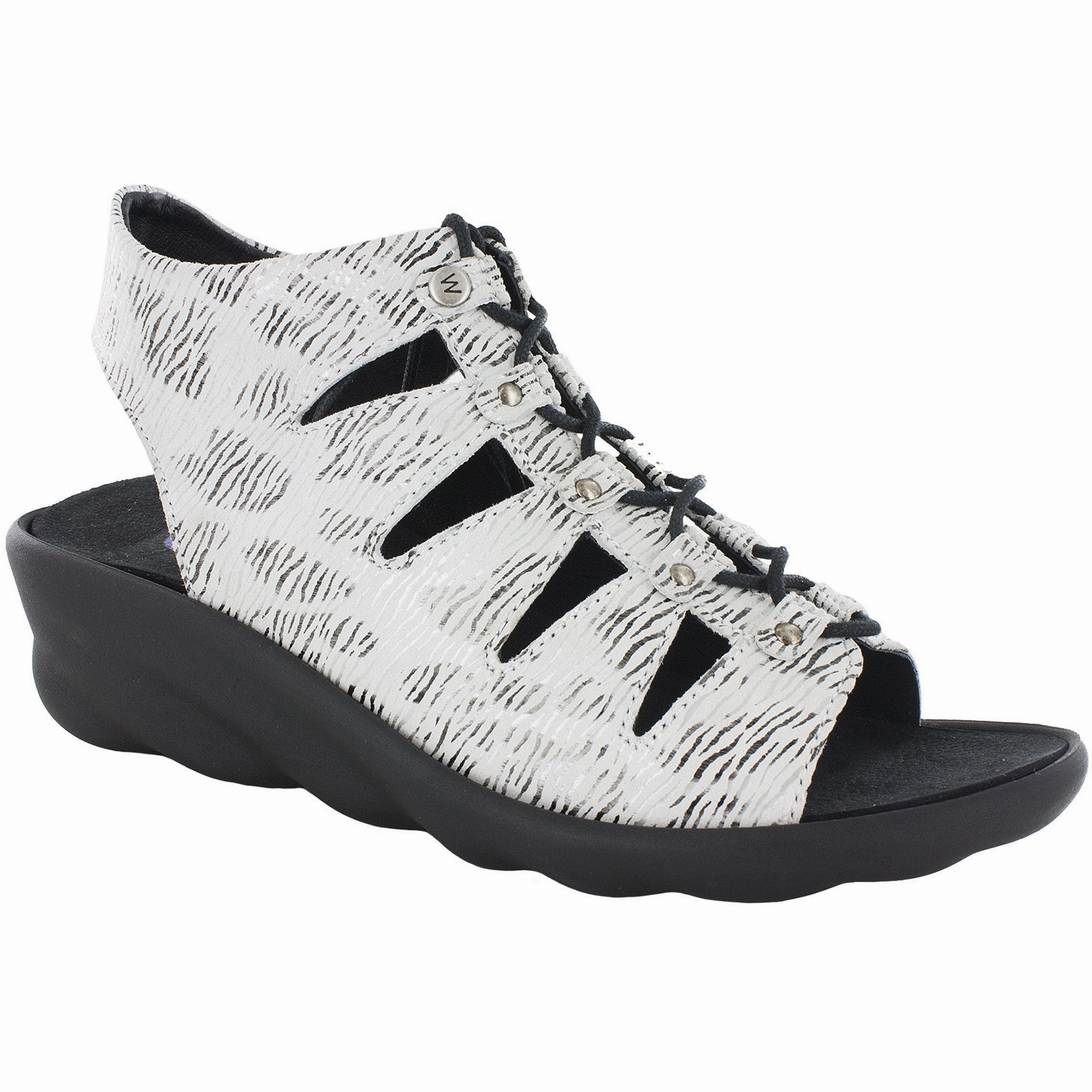WOLKY ARENA WHITE/BLACK - FINAL SALE! Wolky comfortable walking shoes