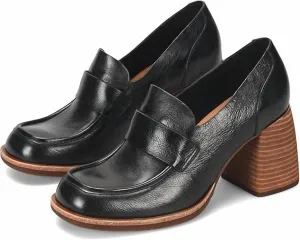 Women Aston Block Heel Loafer In Black