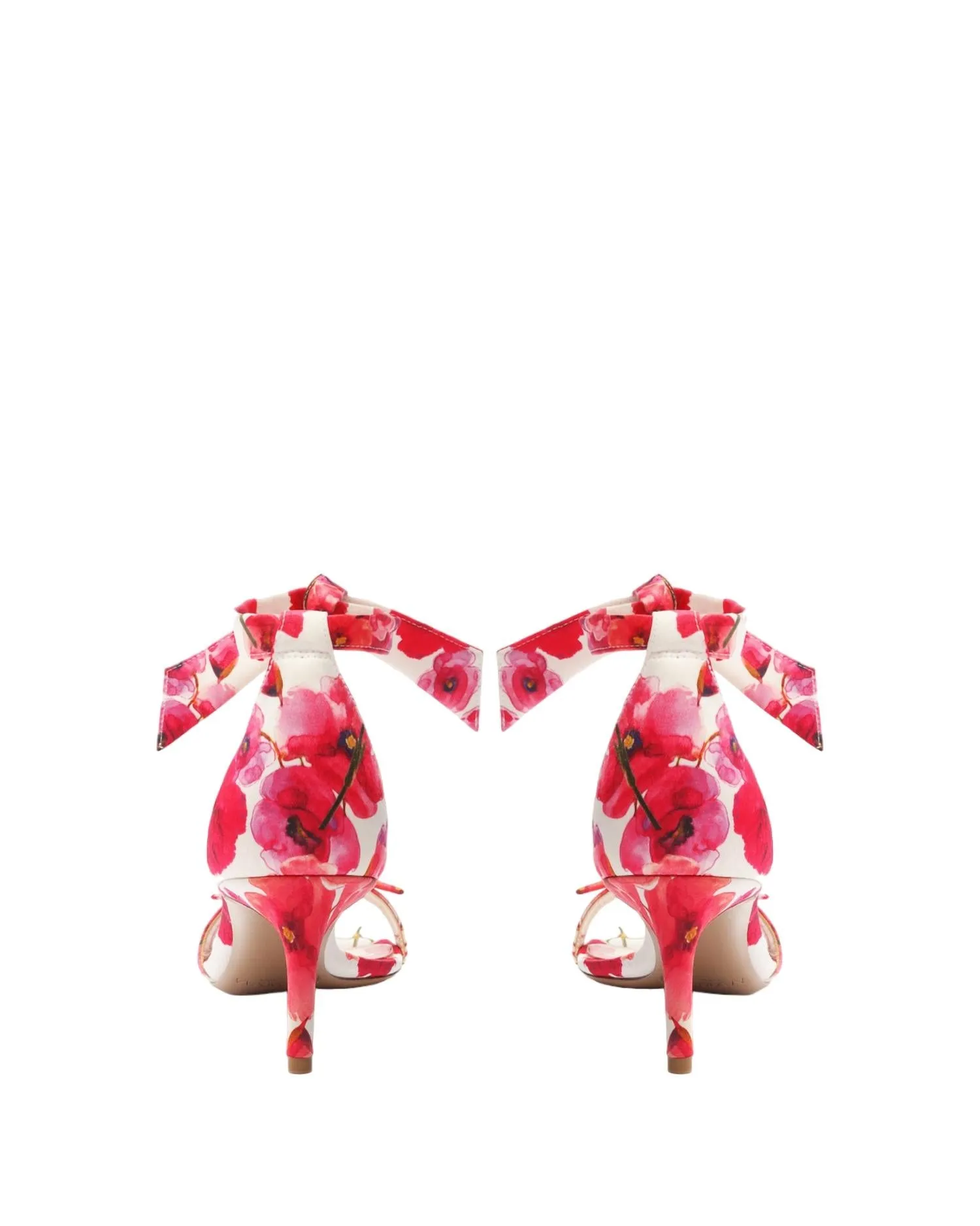 Women Clarita 60 Heeled Sandals In Pink/seta Floral