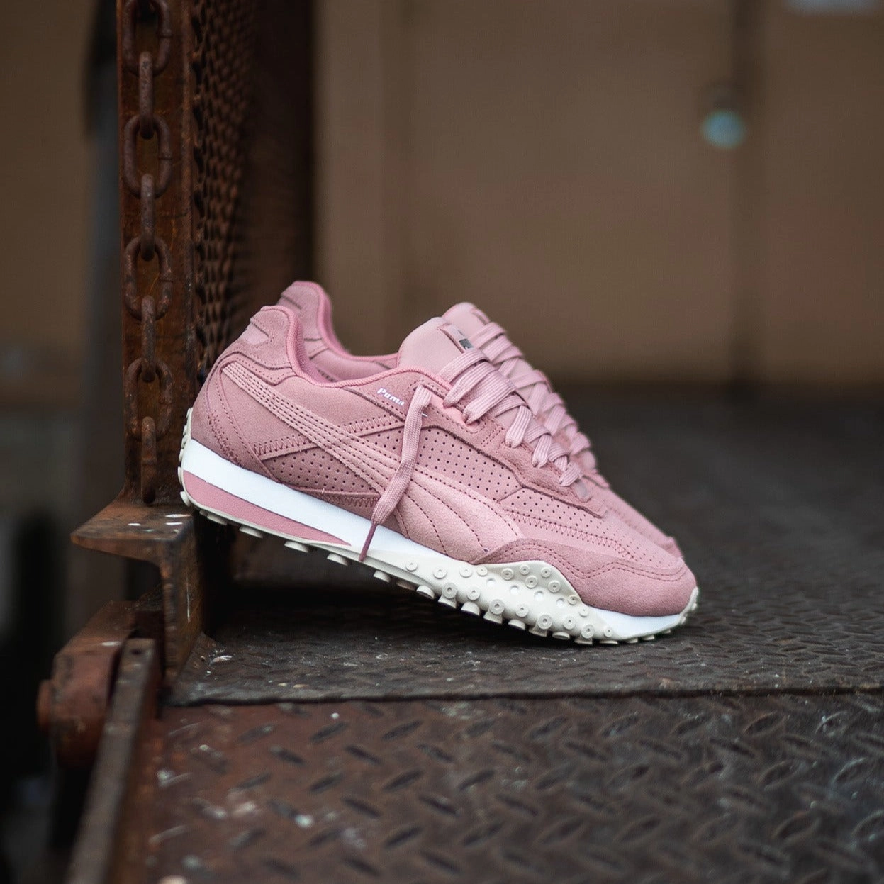 Women Puma Blacktop Rider (Future Pink/Alpine Snow) Puma trendy footwear styles