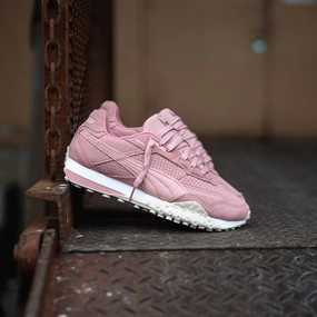 Women Puma Blacktop Rider (Future Pink/Alpine Snow) Puma trendy footwear styles