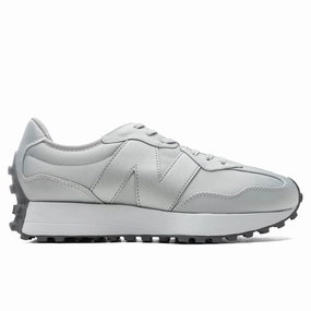 Women's 327 - Light Aluminum/Gunmetal New Balance shoes for walking and running