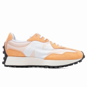 Women's 327 - Orange New Balance shoes for walking and running