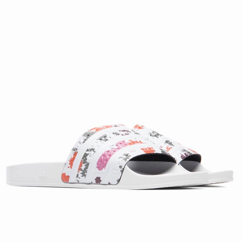 Women's Adilette - Cloud White Adidas Classic Street Sneakers