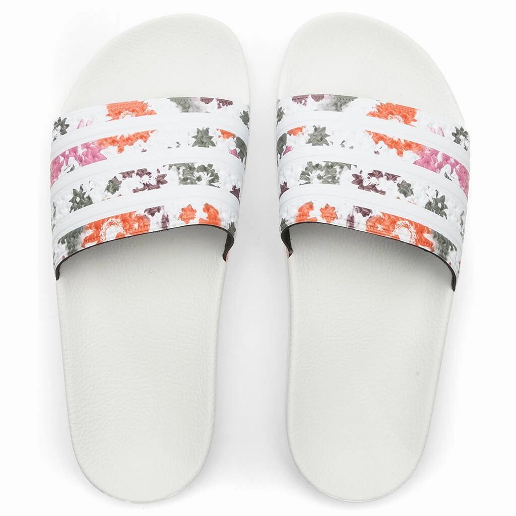 Women's Adilette - Cloud White Adidas Classic Street Sneakers