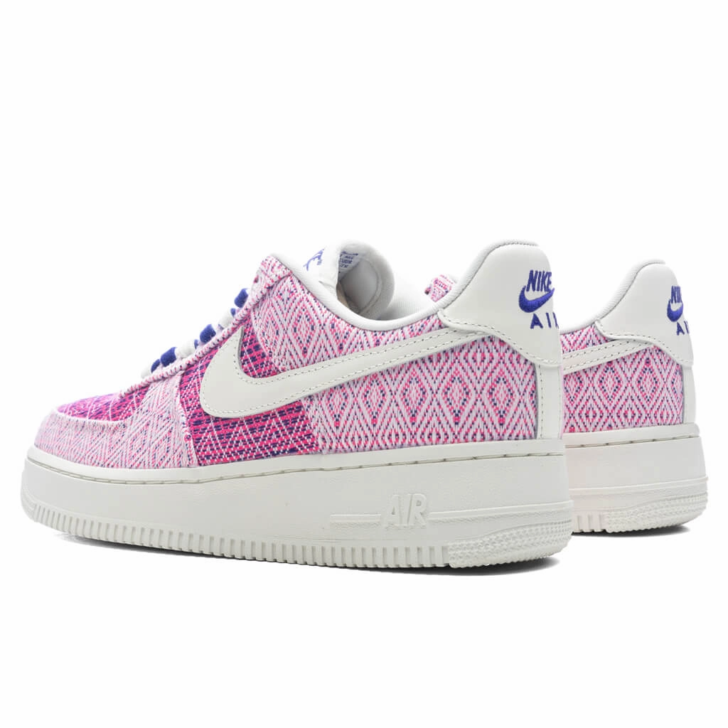 Women's Air Force 1 '07 - Multi/Sail/Concord Nike Bold Logo Sneakers