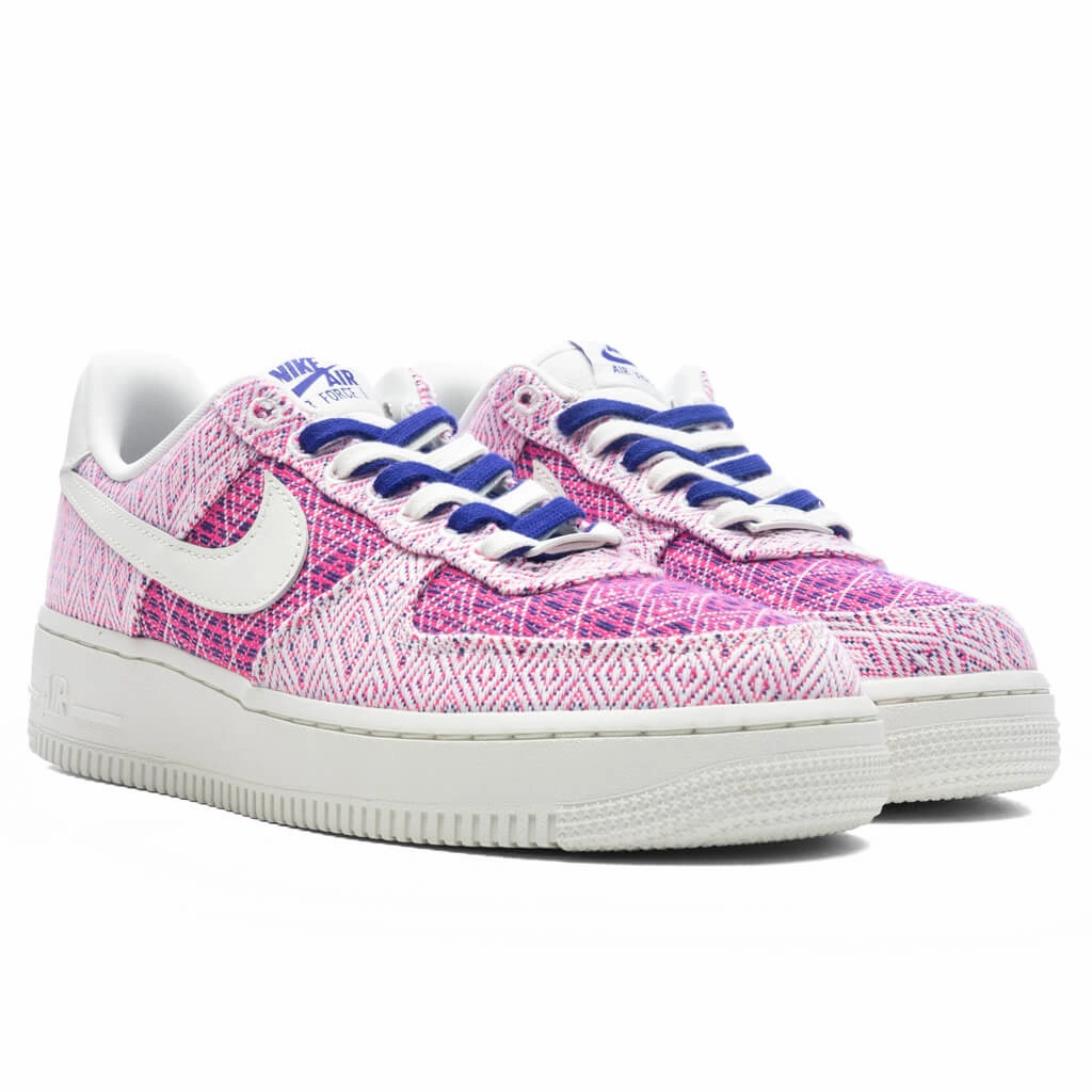 Women's Air Force 1 '07 - Multi/Sail/Concord Nike Bold Logo Sneakers
