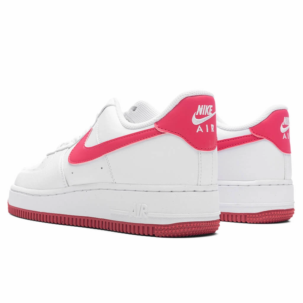 Women's Air Force 1 '07 Next Nature - White/Aster Pink Nike Bold Logo Sneakers