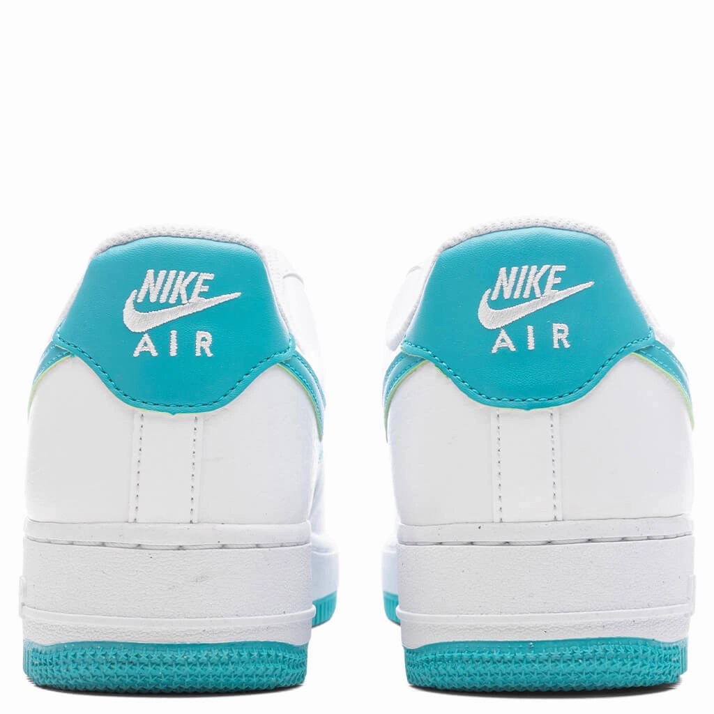 Women's Air Force 1 '07 Next Nature - White/Dusty Cactus/Volt Nike Bold Logo Sneakers