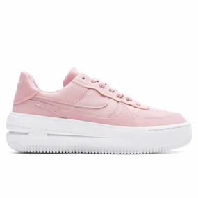 Women's Air Force 1 PLT.AF.ORM - Pink Oxford/Light Soft Pink/White Nike lifestyle sneakers with retro vibe