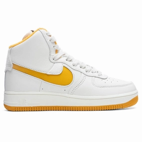 Women's Air Force 1 Sculpt - Phantom/Yellow Ochre/Sail Nike lifestyle sneakers with retro vibe