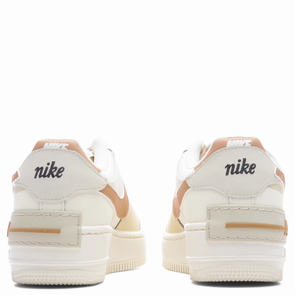 Women's Air Force 1 Shadow - Sail/Hemp/Fossil Nike Retro Lifestyle Shoes