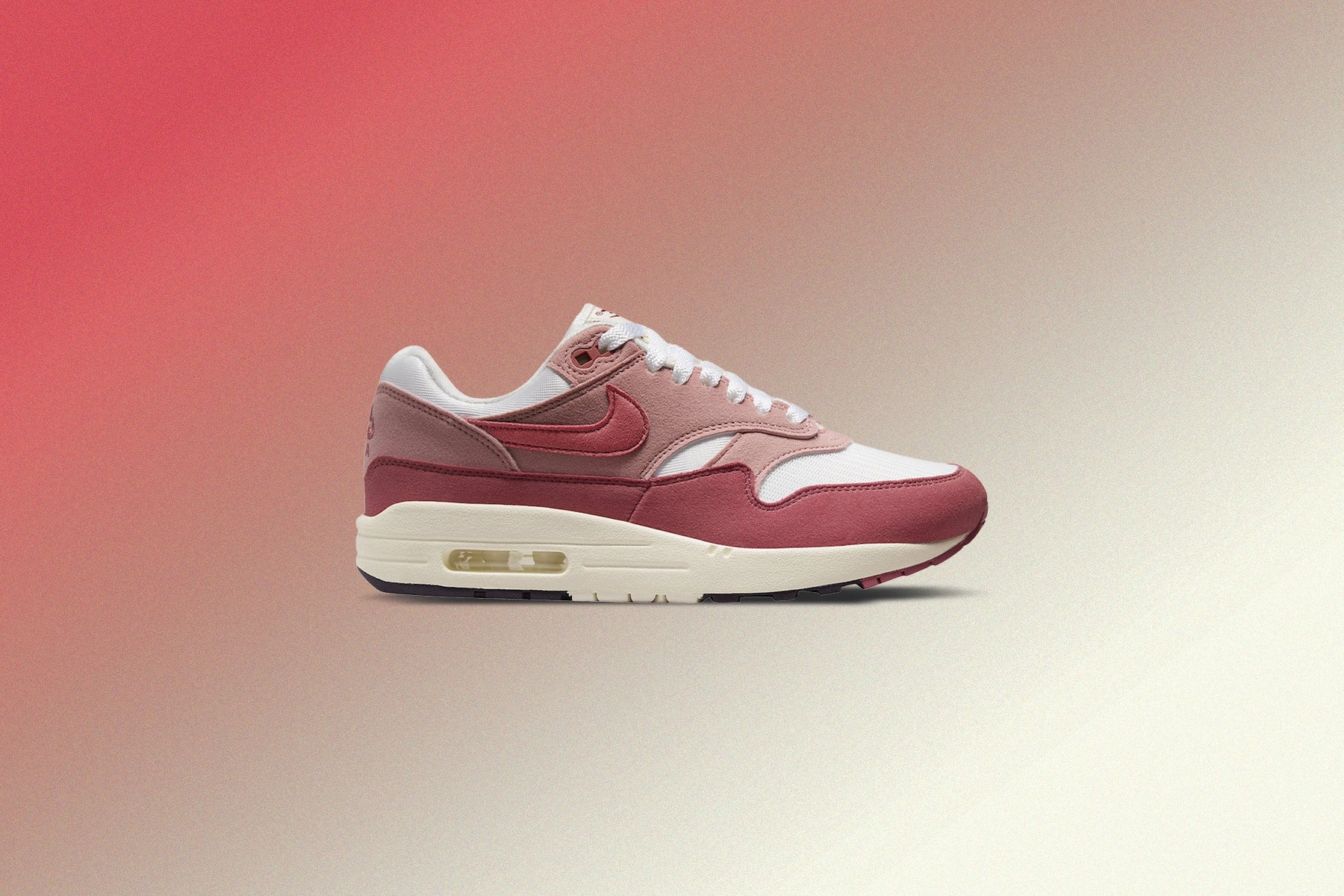Women's Air Max 1 '87 - Sail/Cedar/Red Stardust Nike Retro Lifestyle Shoes