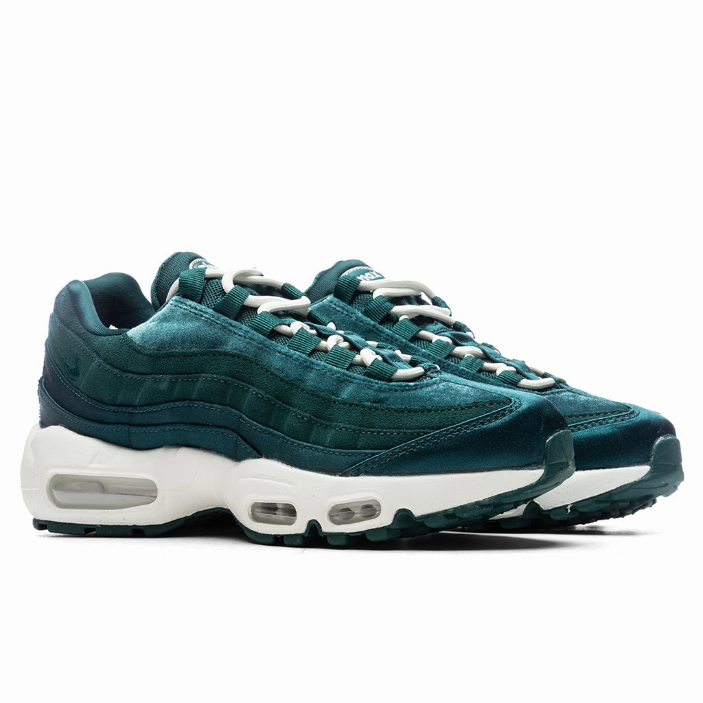 Women's Air Max 95 Green Velvet - Dark Atomic Teal/Sail Nike trainers with responsive foam