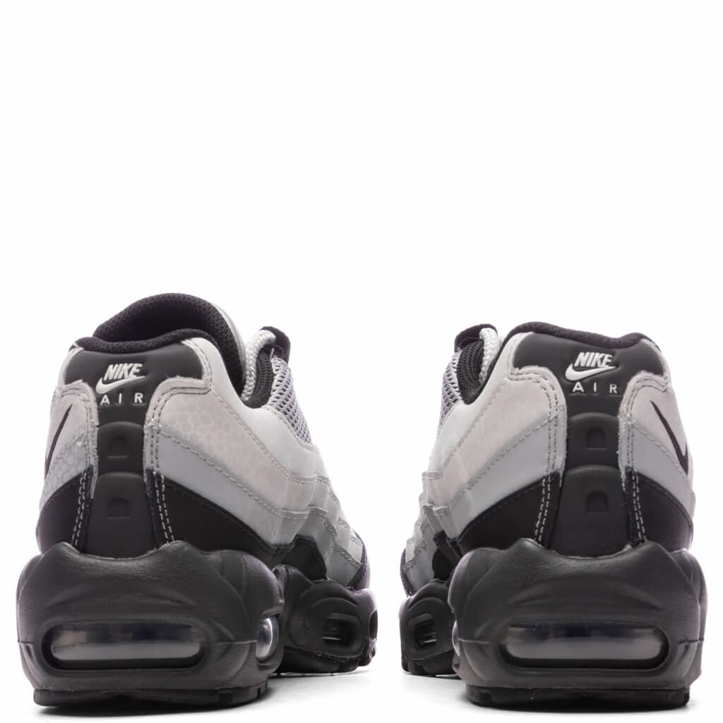 Women's Air Max 95 LX Reflective Safari - Light Smoke Grey/Black/Photon Dust Nike Retro Lifestyle Shoes