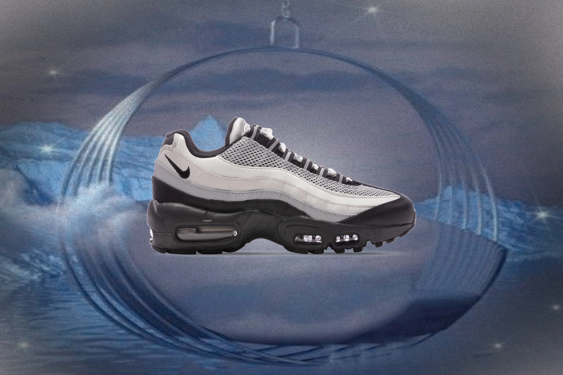 Women's Air Max 95 LX Reflective Safari - Light Smoke Grey/Black/Photon Dust Nike Retro Lifestyle Shoes